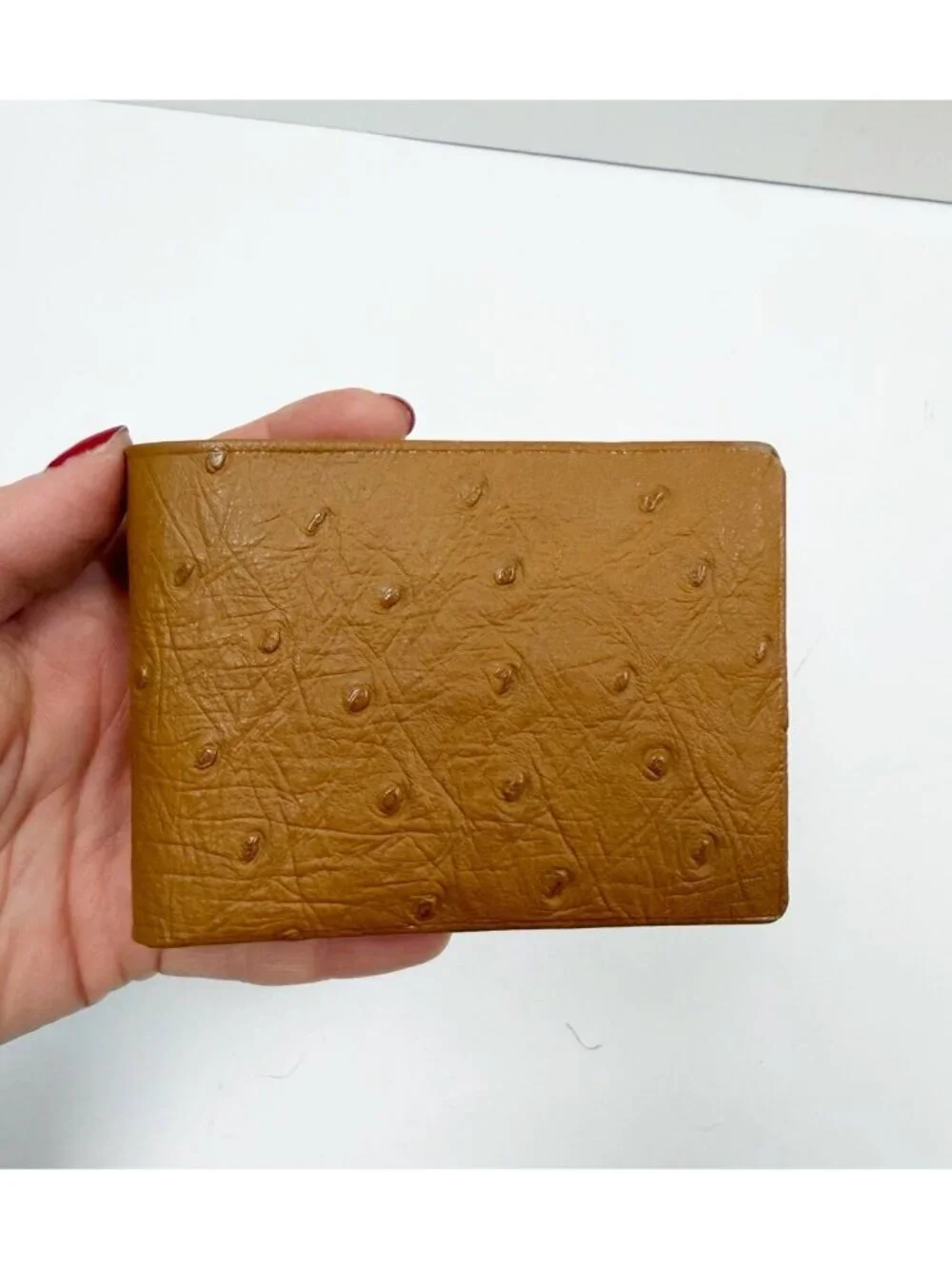 Vintage Men's Swank Tan Wallet & Card Holder Bifold